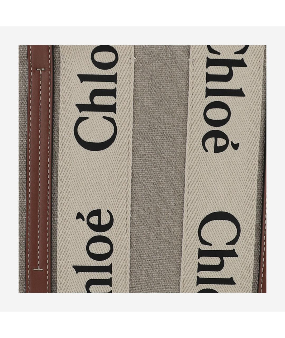 CHLOE Коричневая сумка тоут, фото 4