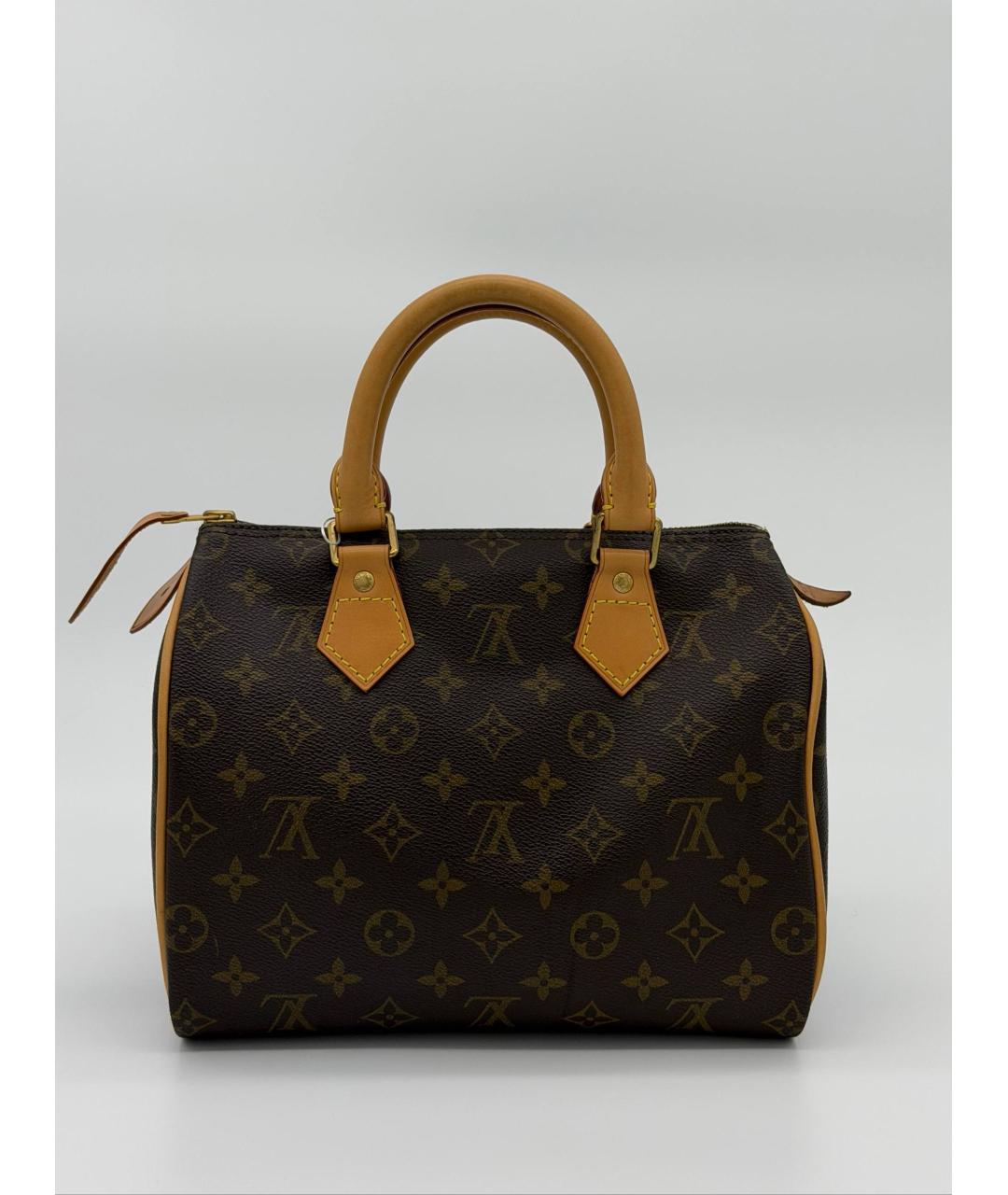 LOUIS VUITTON Коричневая сумка с короткими ручками из канвы, фото 9