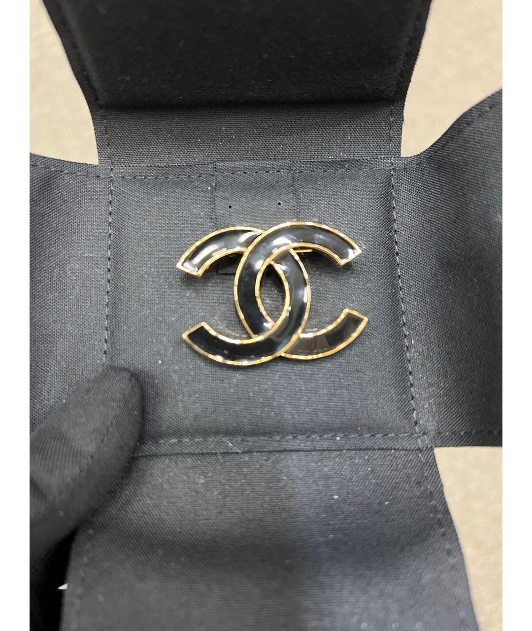 CHANEL Черная булавка / брошь, фото 4