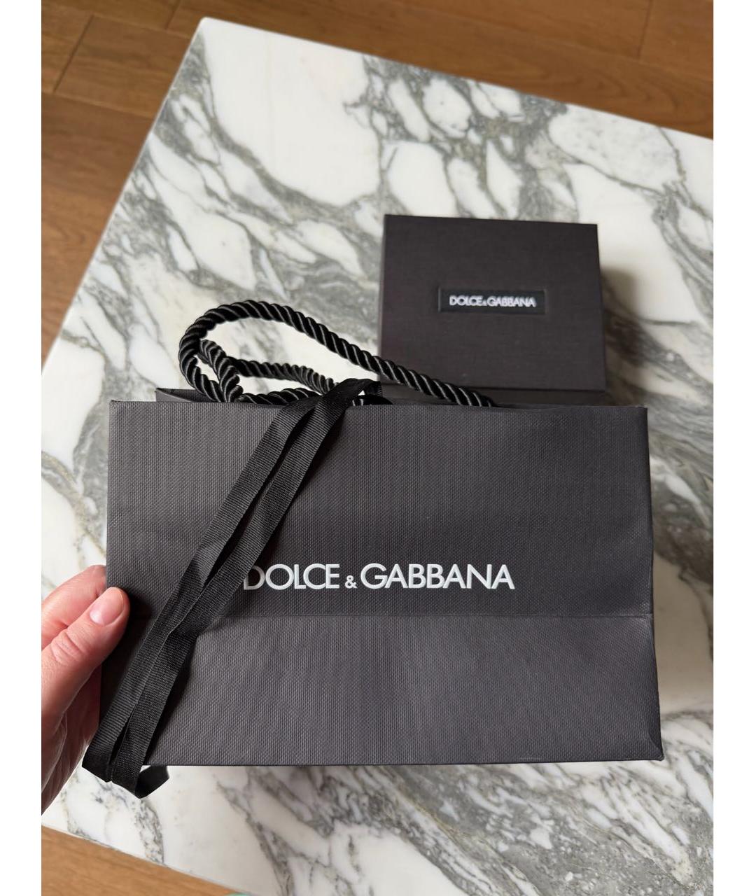 DOLCE&GABBANA Коричневый кожаный кошелек, фото 5