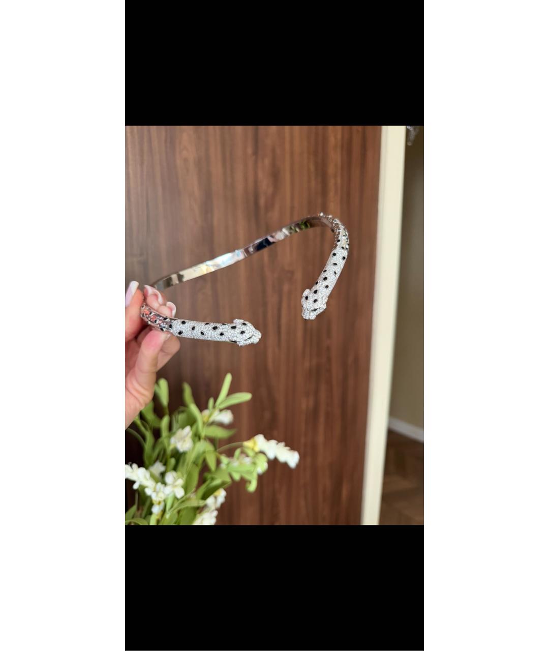 CARTIER Белое колье из белого золота, фото 6