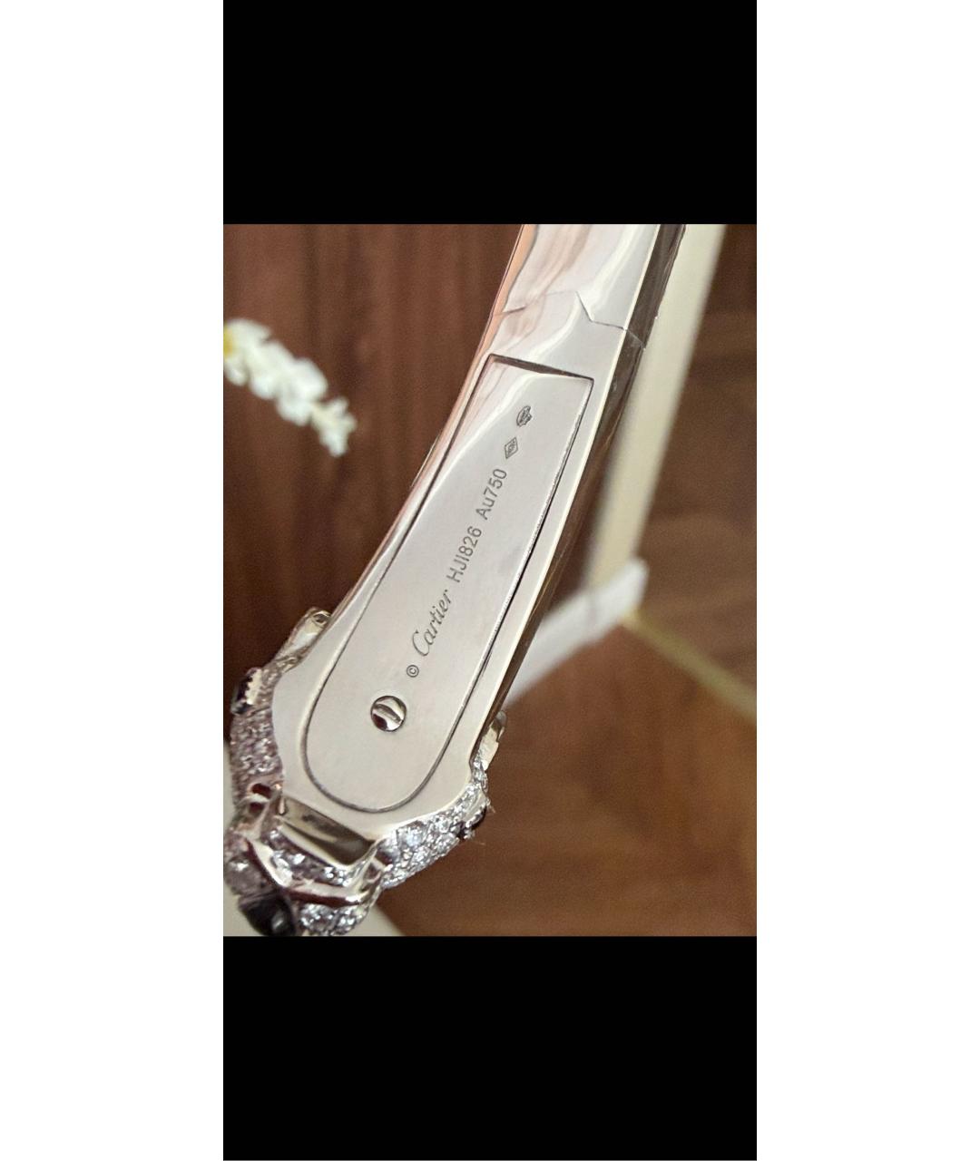 CARTIER Белое колье из белого золота, фото 4