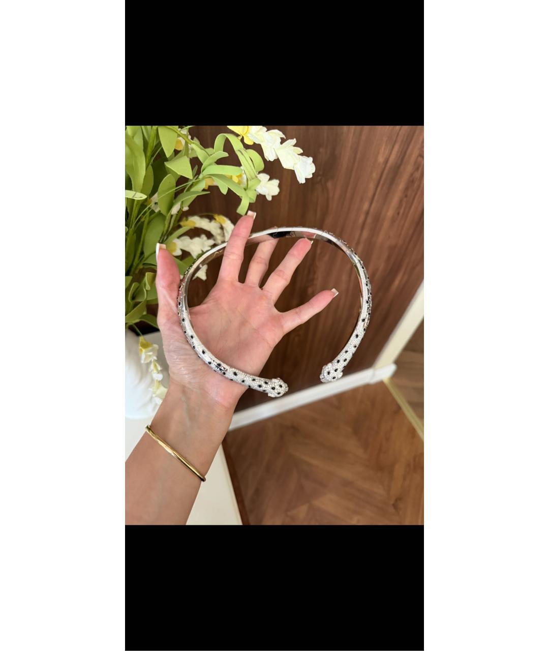CARTIER Белое колье из белого золота, фото 2