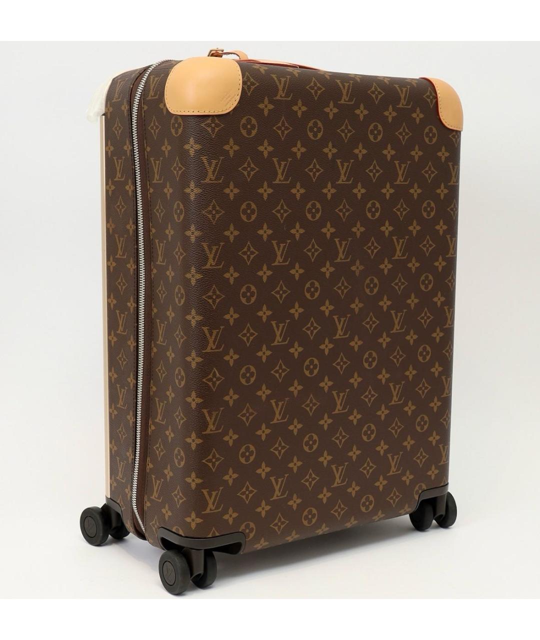 LOUIS VUITTON Коричневый чемодан, фото 3