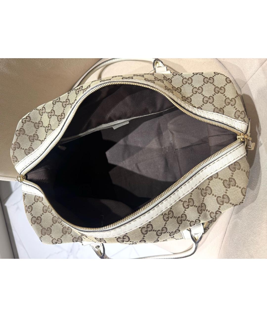GUCCI Бежевая сумка с короткими ручками, фото 3