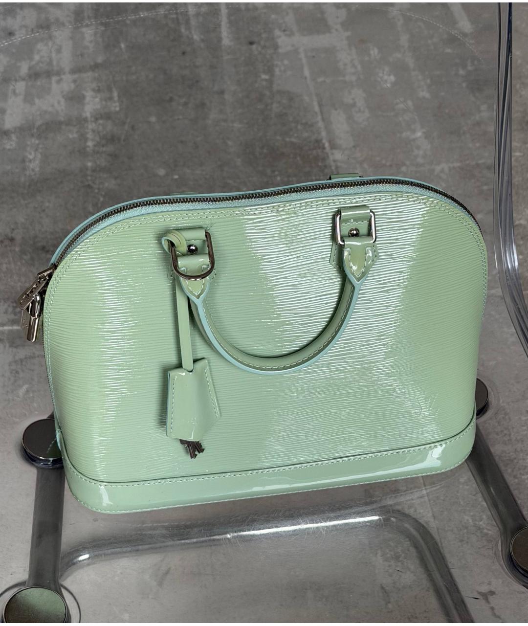 LOUIS VUITTON Кожаная сумка с короткими ручками, фото 2