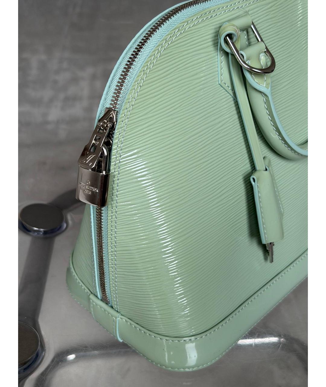 LOUIS VUITTON Кожаная сумка с короткими ручками, фото 3