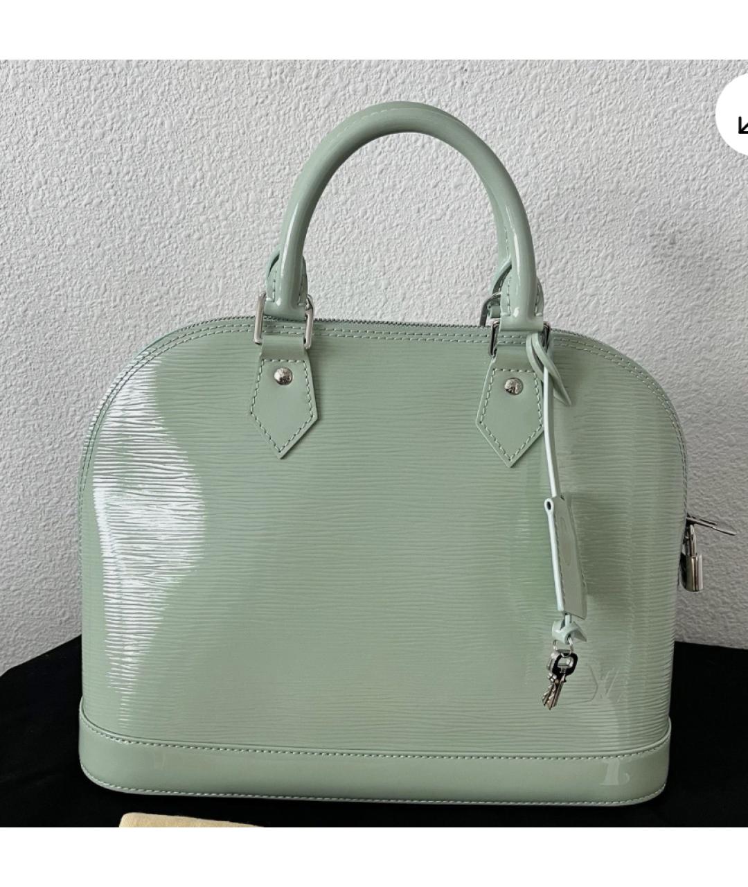 LOUIS VUITTON Кожаная сумка с короткими ручками, фото 10