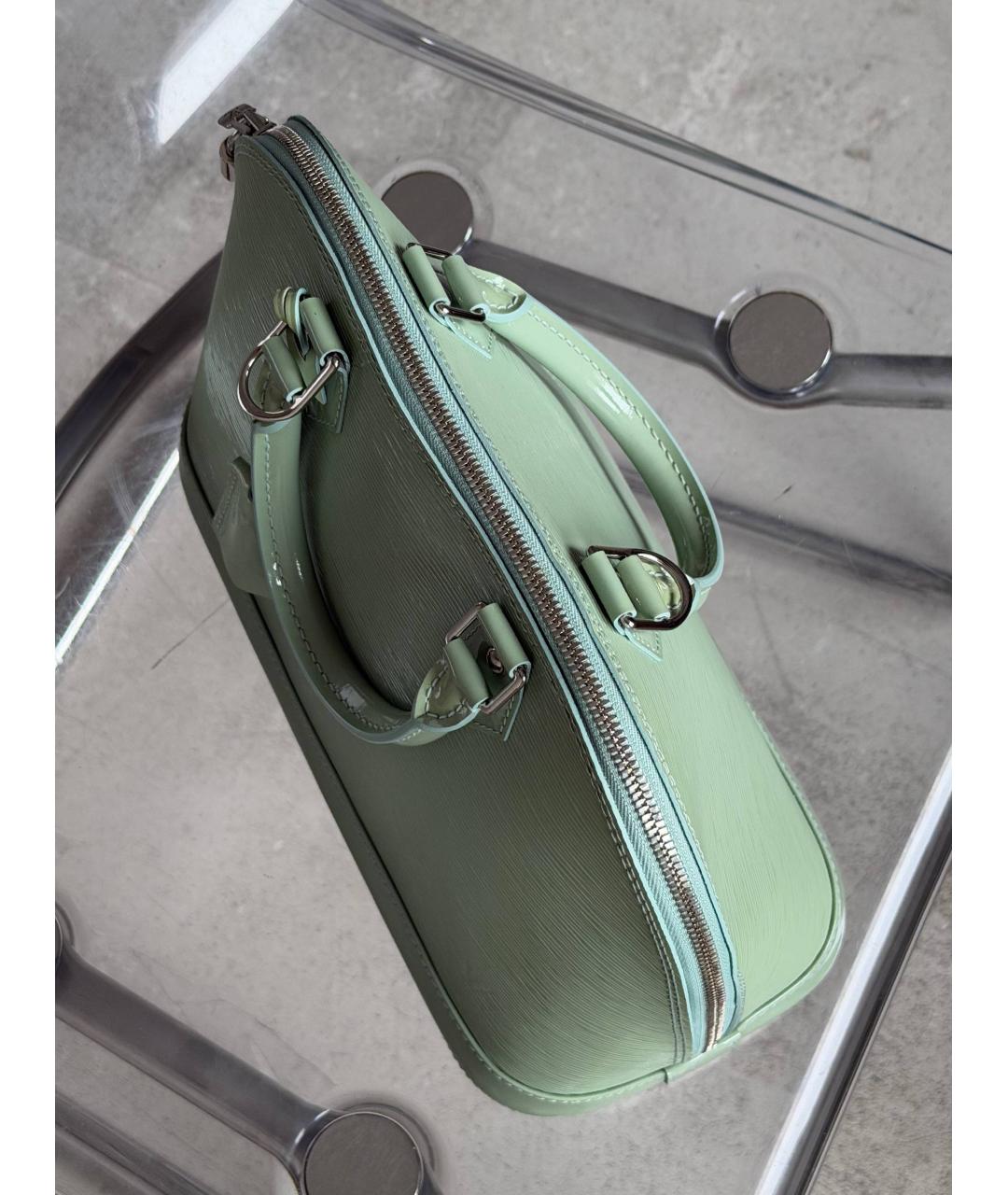 LOUIS VUITTON Кожаная сумка с короткими ручками, фото 6