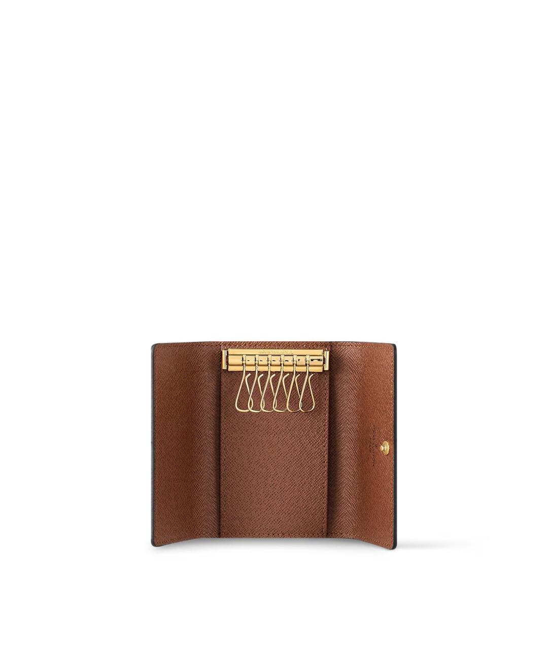 LOUIS VUITTON Коричневая ключница, фото 3