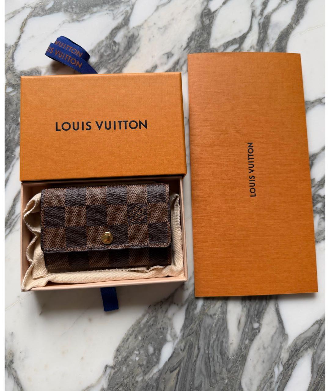 LOUIS VUITTON Коричневая ключница, фото 2