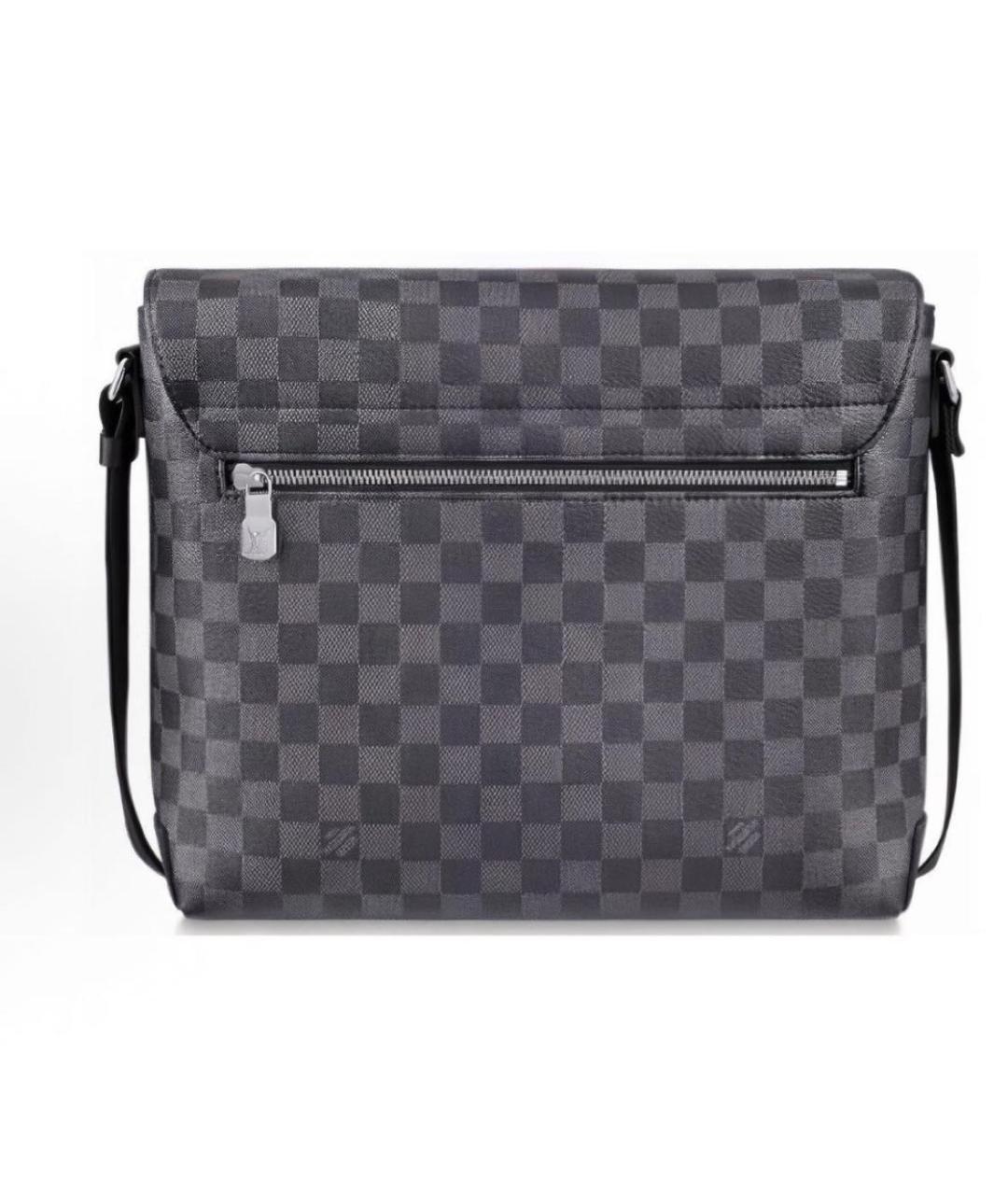 LOUIS VUITTON Коричневая кожаная сумка на плечо, фото 2