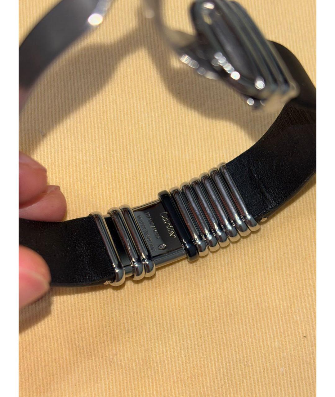 CARTIER Черные титановые часы, фото 2