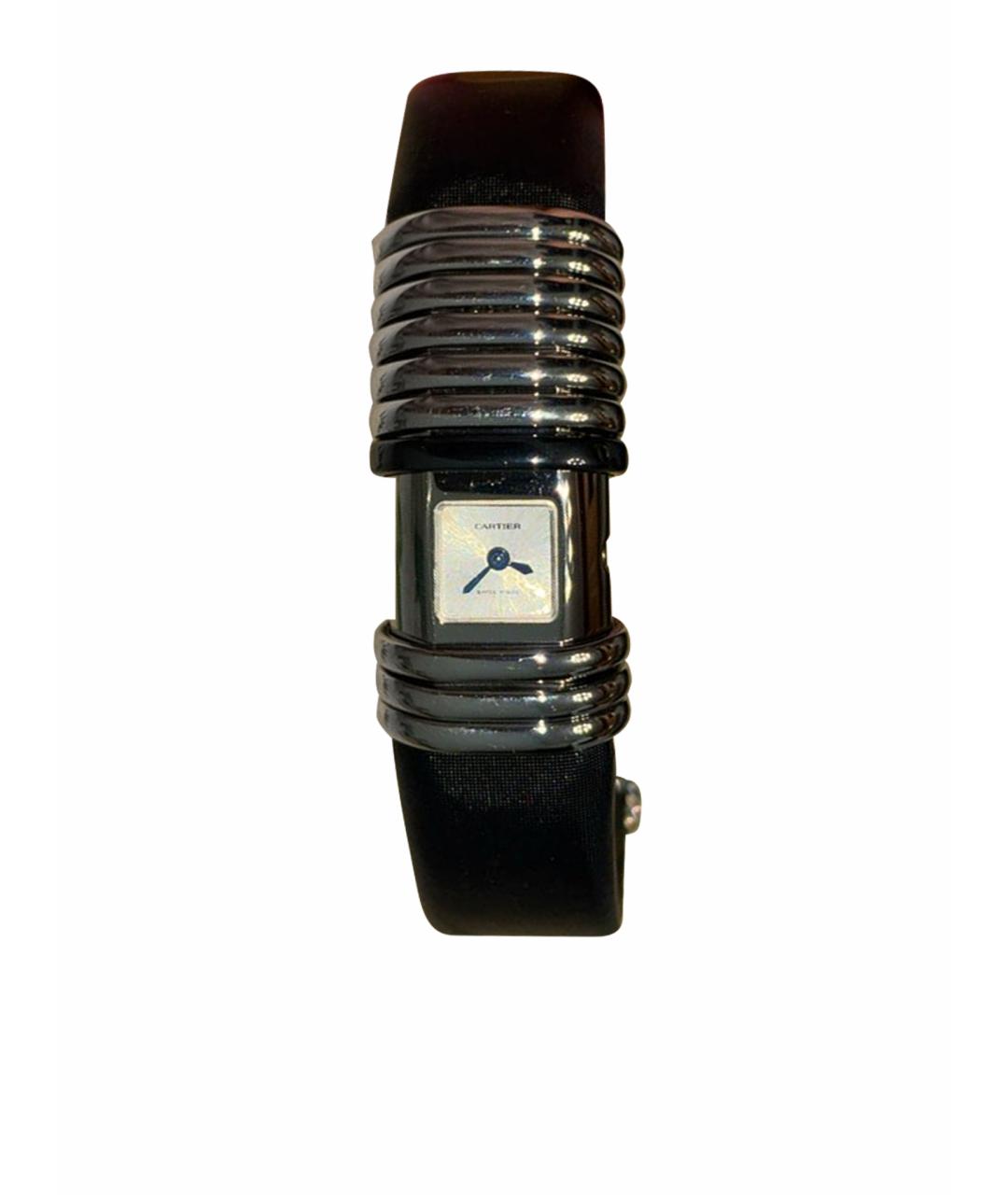 CARTIER Черные титановые часы, фото 1