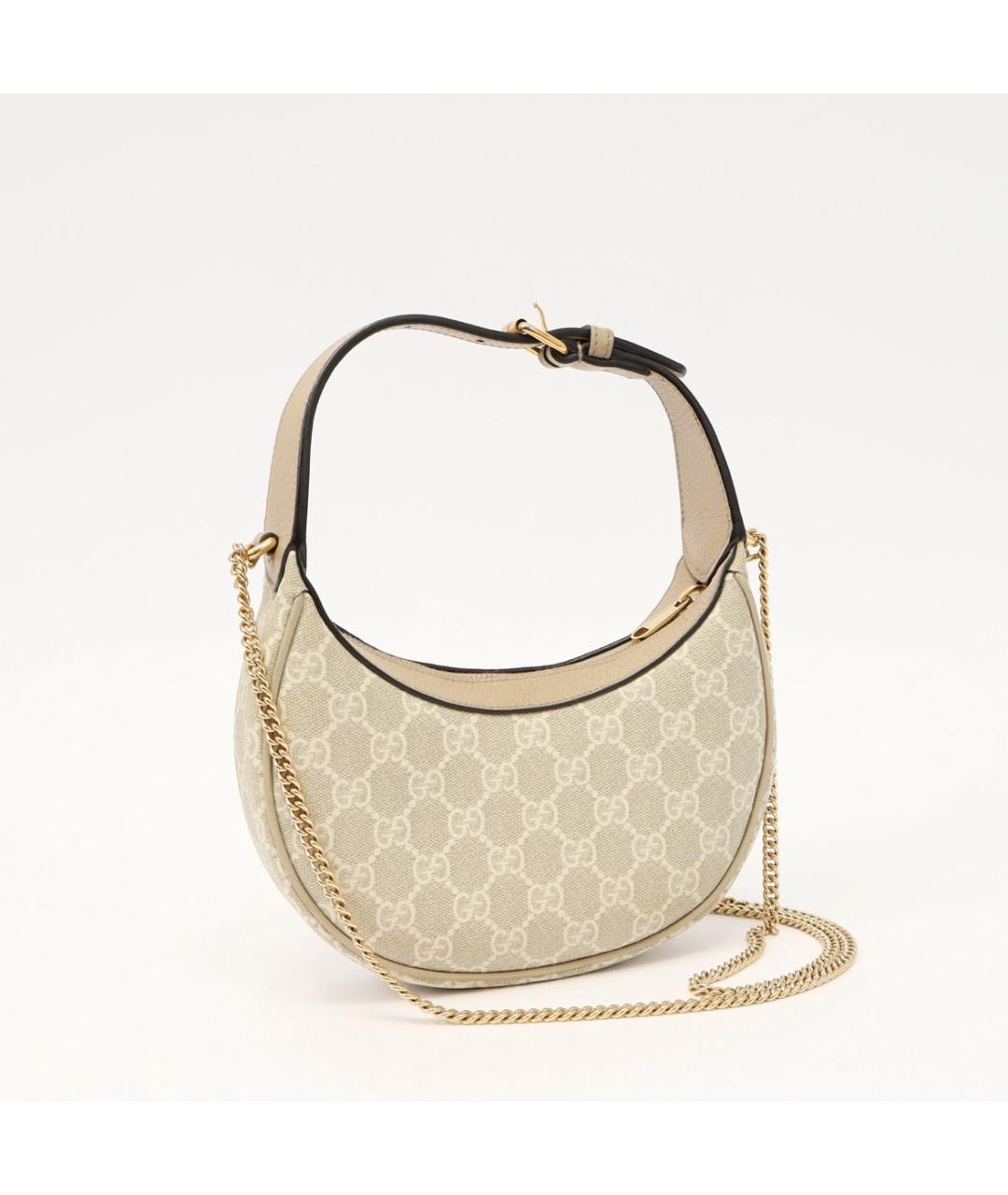 LOUIS VUITTON Бежевая сумка через плечо из канвы, фото 4