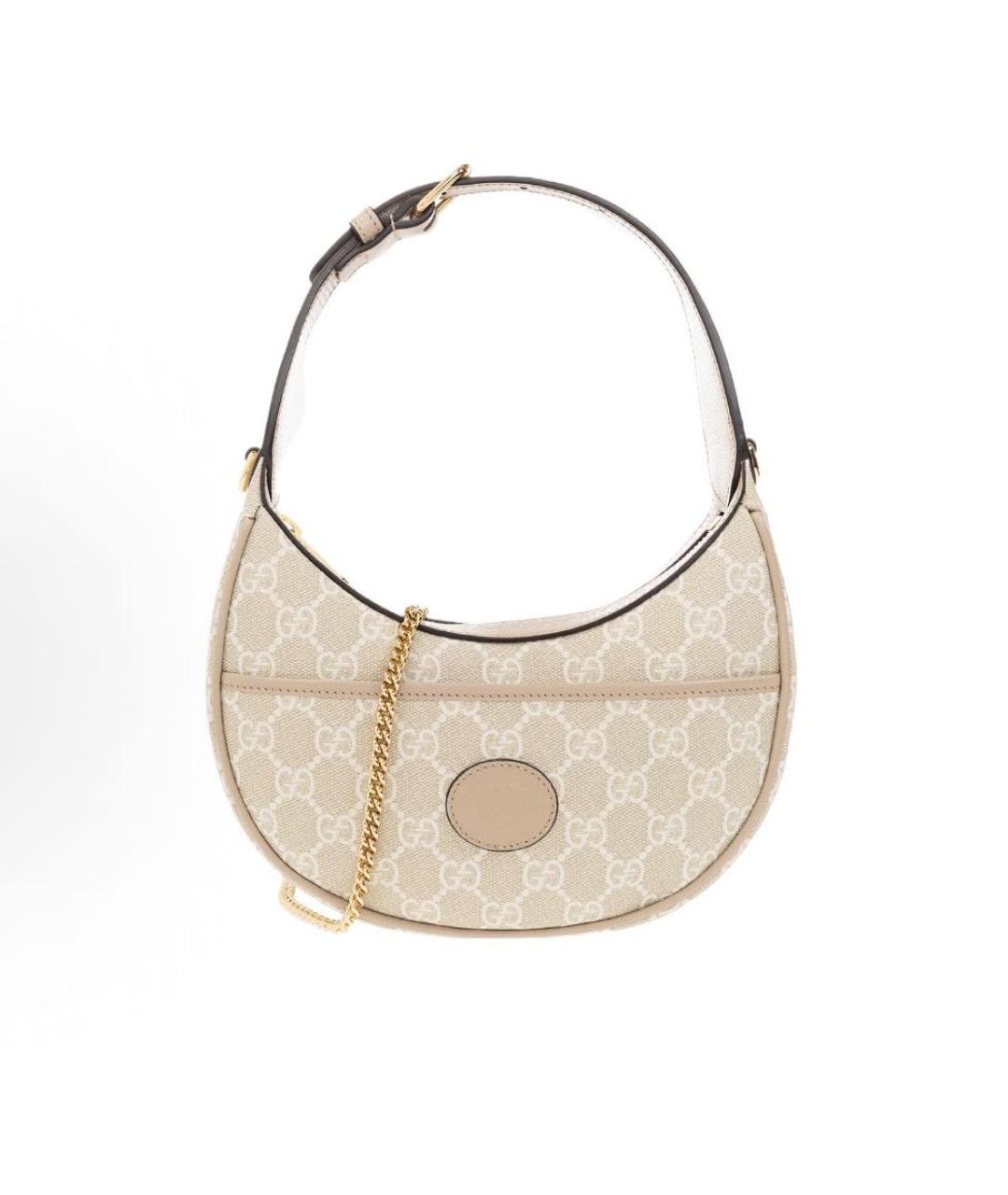LOUIS VUITTON Бежевая сумка через плечо из канвы, фото 1