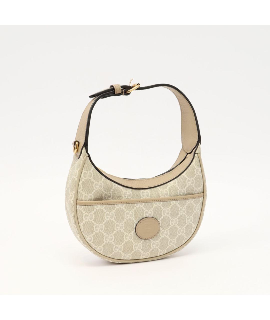 LOUIS VUITTON Бежевая сумка через плечо из канвы, фото 3
