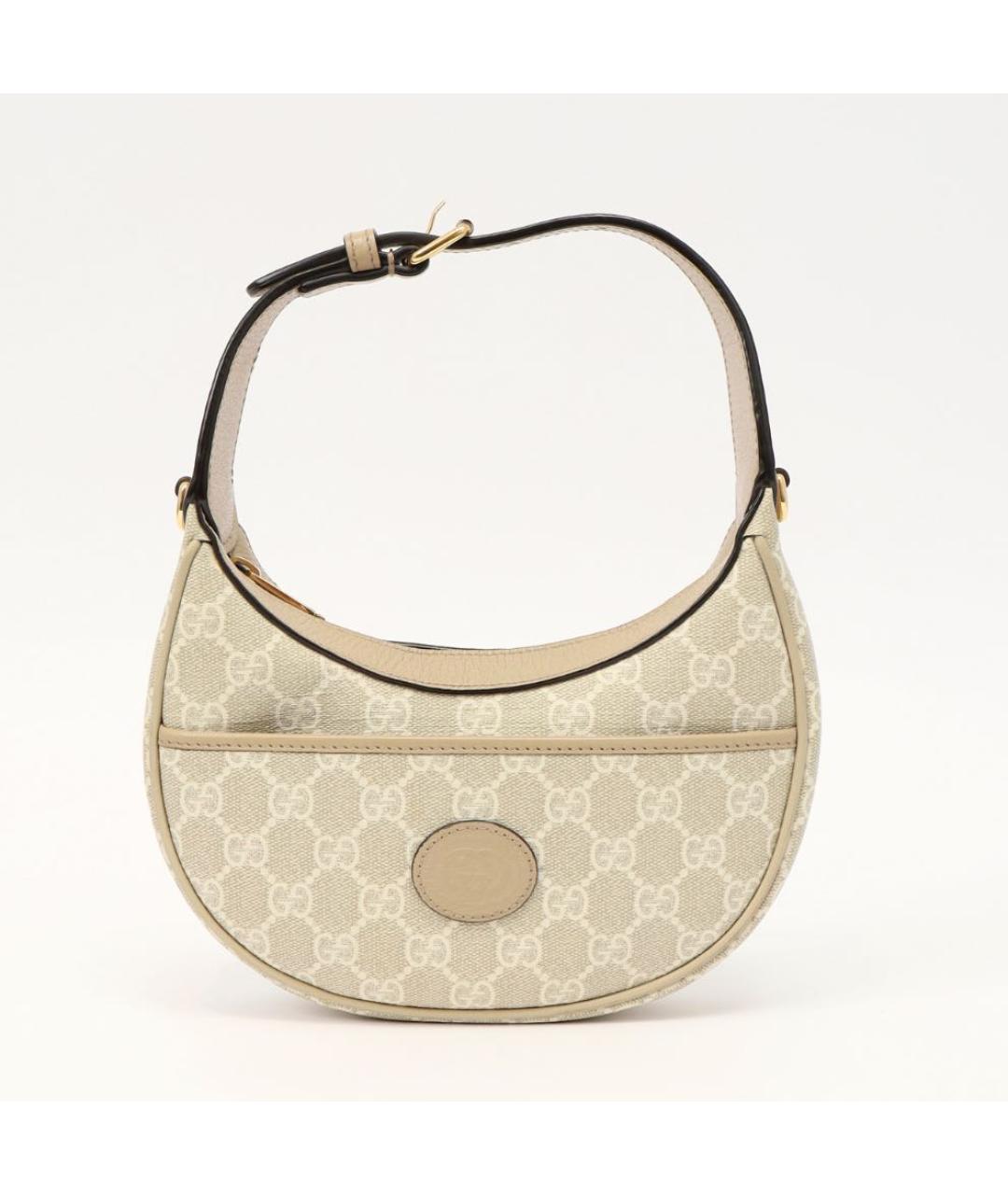 LOUIS VUITTON Бежевая сумка через плечо из канвы, фото 2