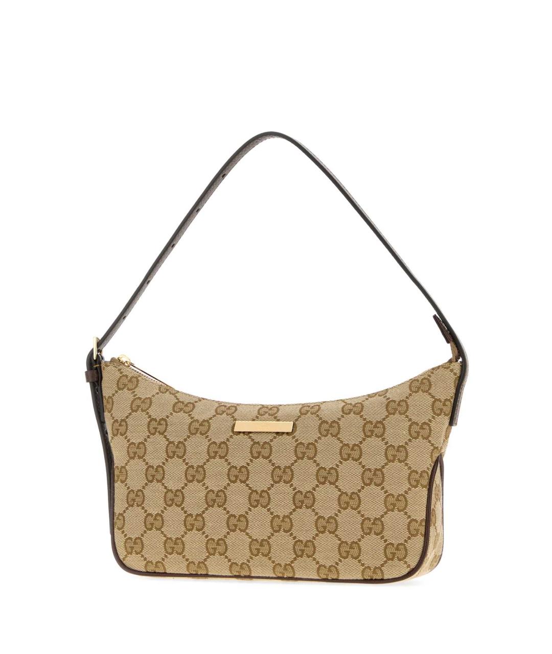 GUCCI Бежевая тканевая сумка через плечо, фото 2
