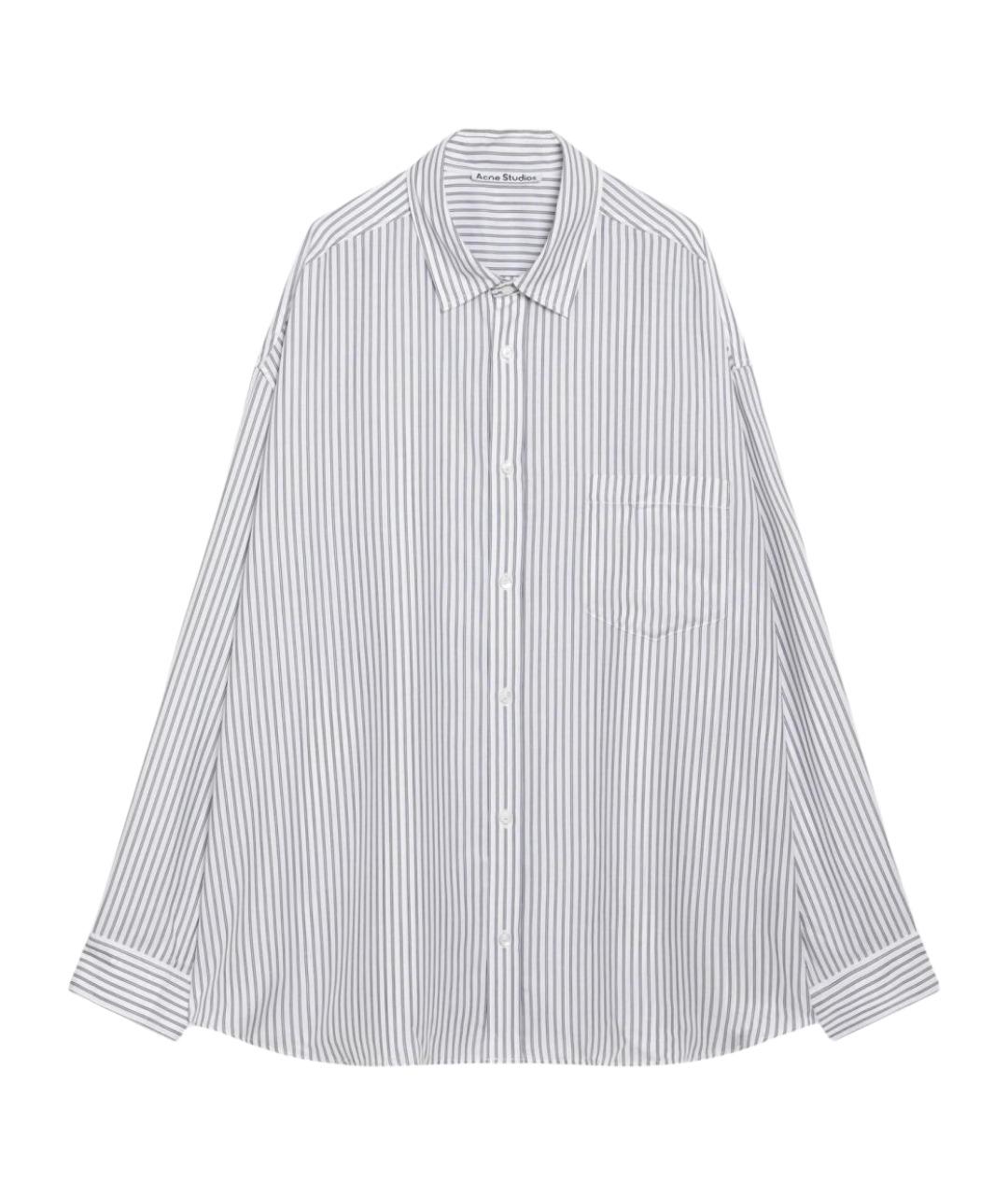 ACNE STUDIOS Белая хлопковая кэжуал рубашка, фото 1