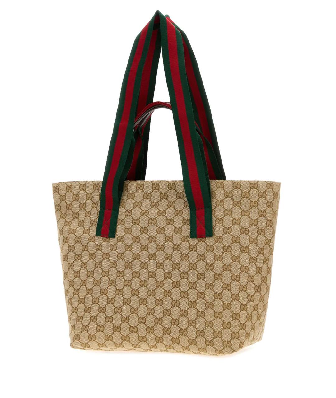 GUCCI Бежевая жаккардовая сумка тоут, фото 2