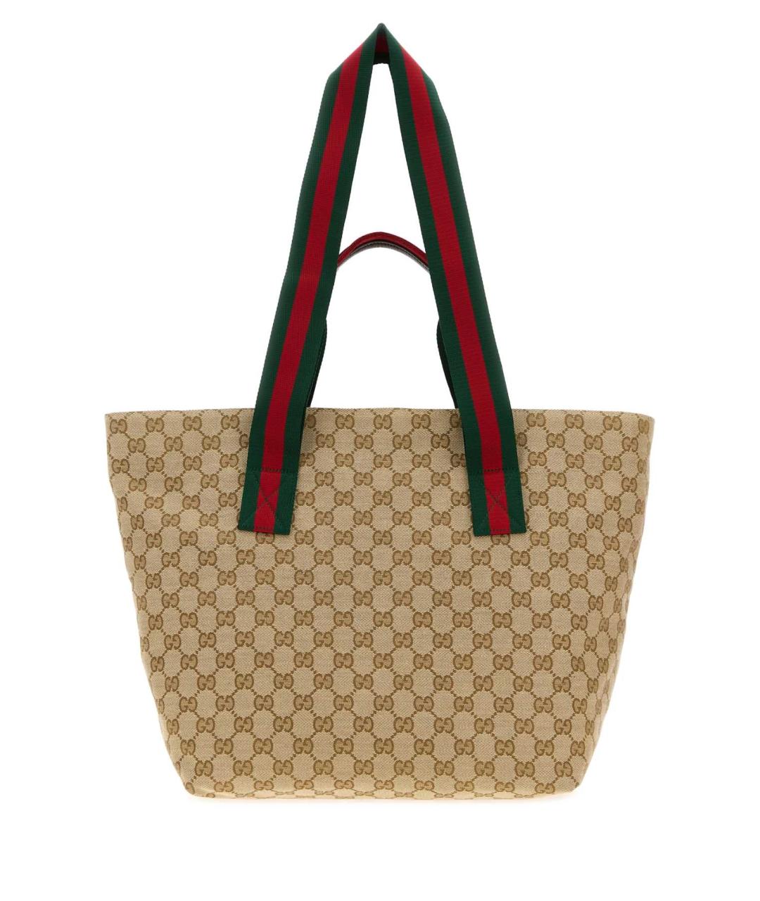 GUCCI Бежевая жаккардовая сумка тоут, фото 1