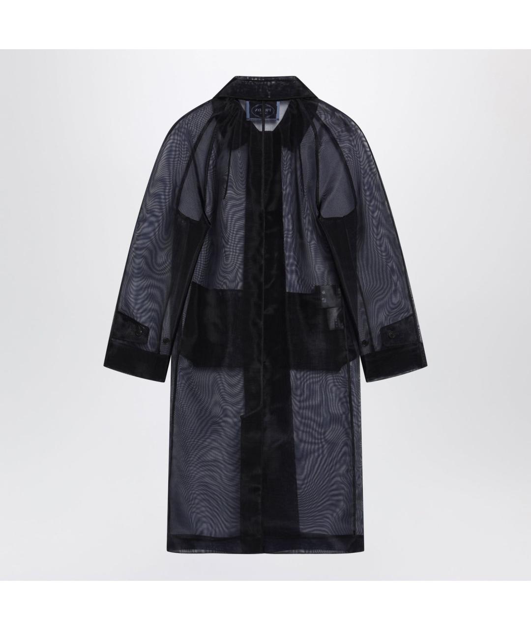 PRADA Синее полиамидовое пальто, фото 2