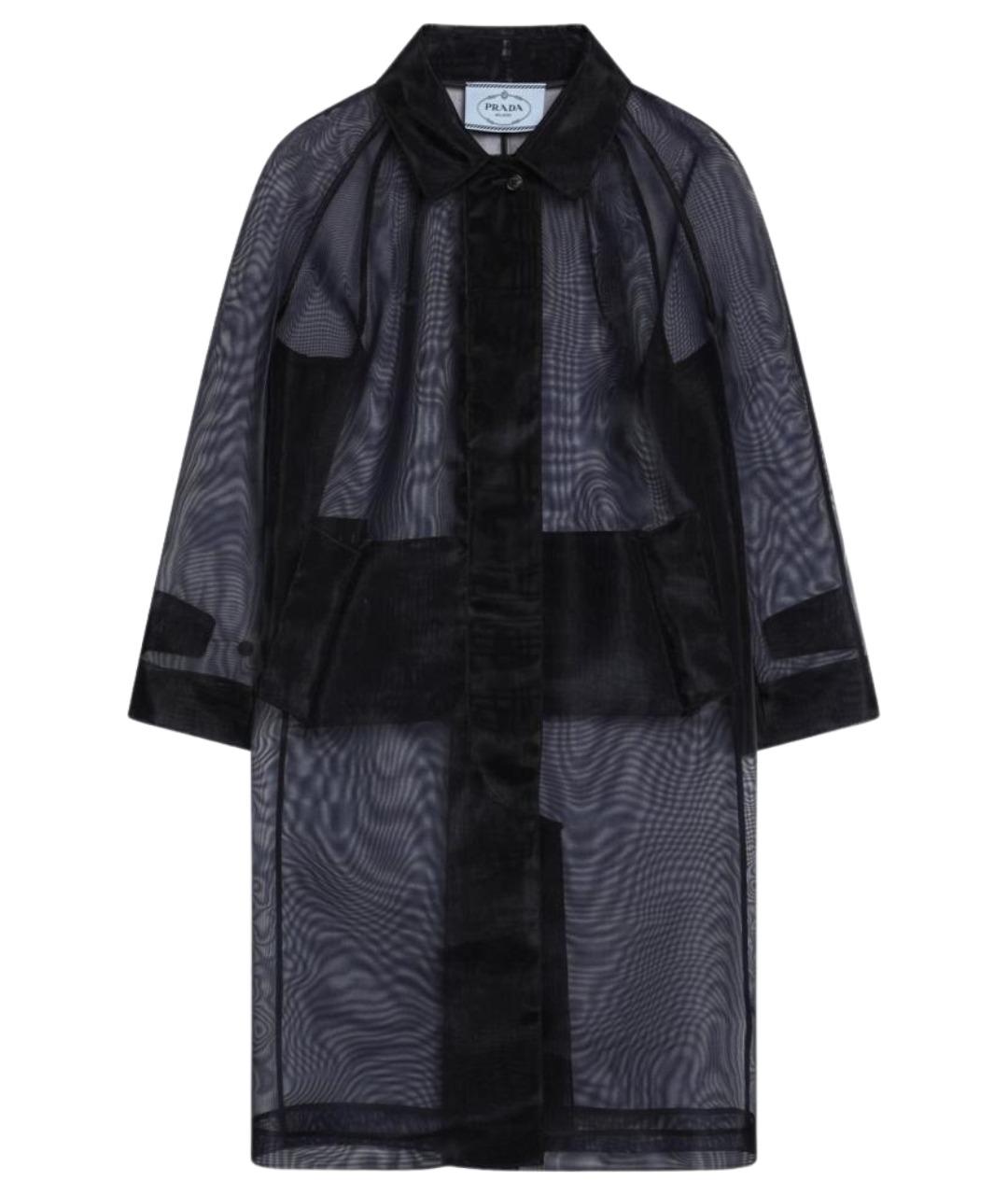 PRADA Синее полиамидовое пальто, фото 1