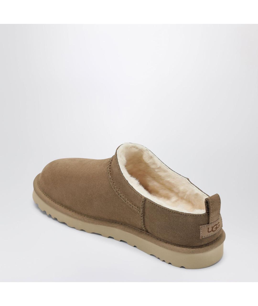 UGG Коричневые замшевые низкие ботинки, фото 2