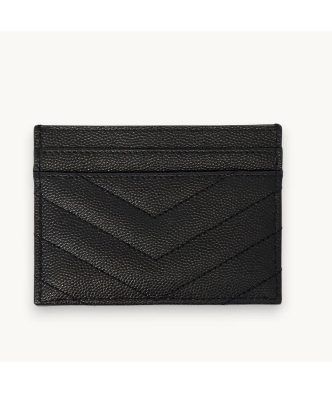 SAINT LAURENT Черный кардхолдер, фото 3