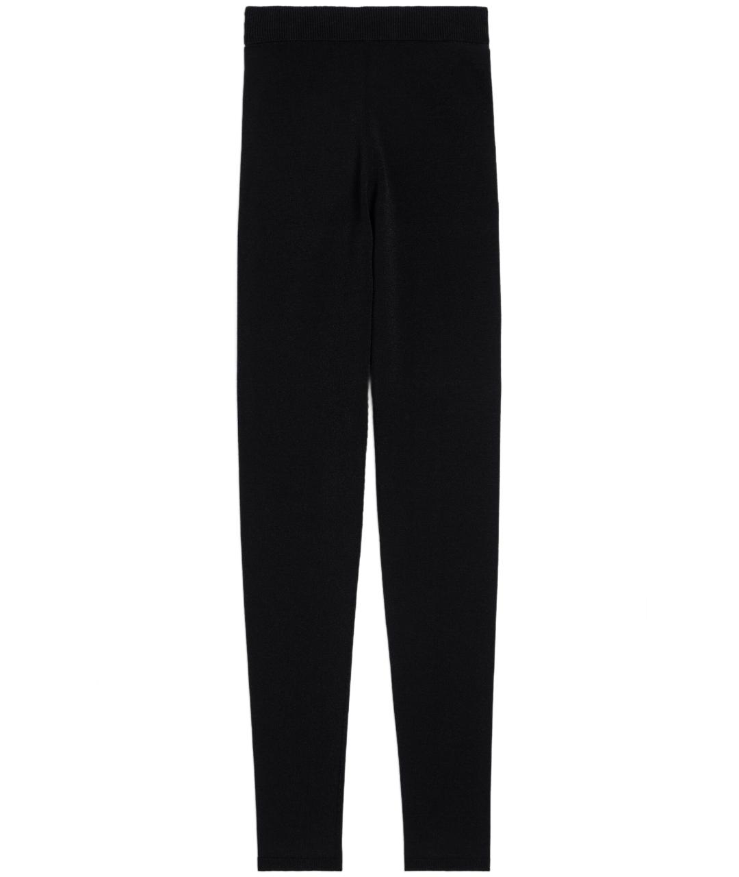 BALENCIAGA Черные хлопковые леггинсы и велосипедки, фото 1