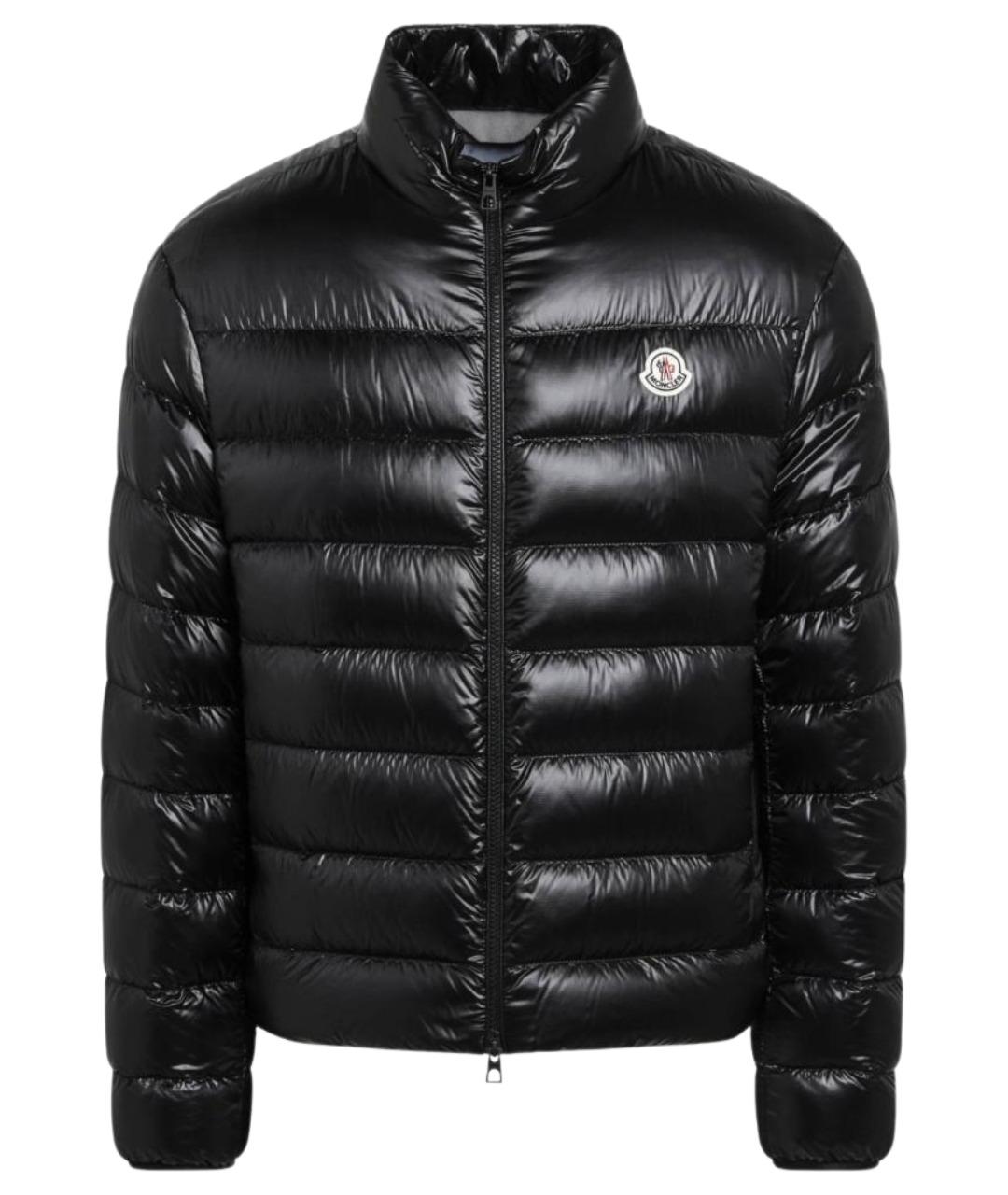 MONCLER Черная полиамидовая куртка, фото 1
