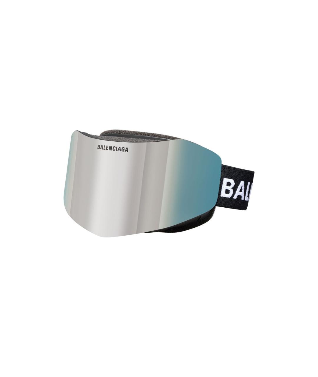 BALENCIAGA Серебряные солнцезащитные очки, фото 4