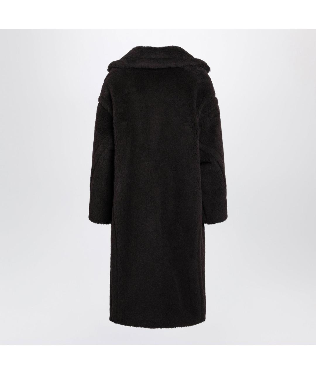 MAX MARA Коричневое шерстяное пальто, фото 2