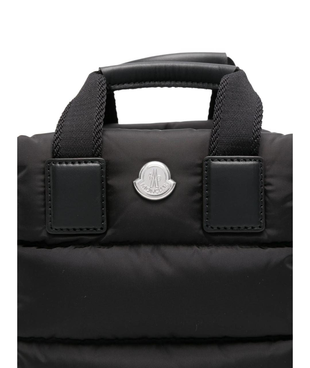 MONCLER Черная нейлоновая сумка тоут, фото 4