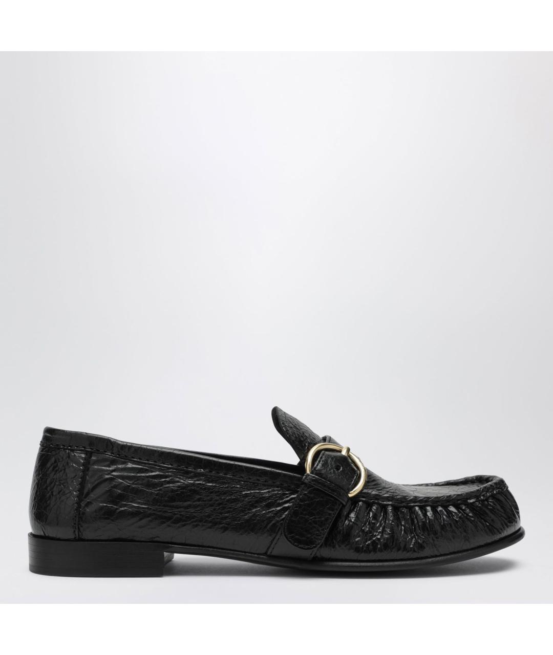 MIU MIU Черные кожаные лоферы, фото 3