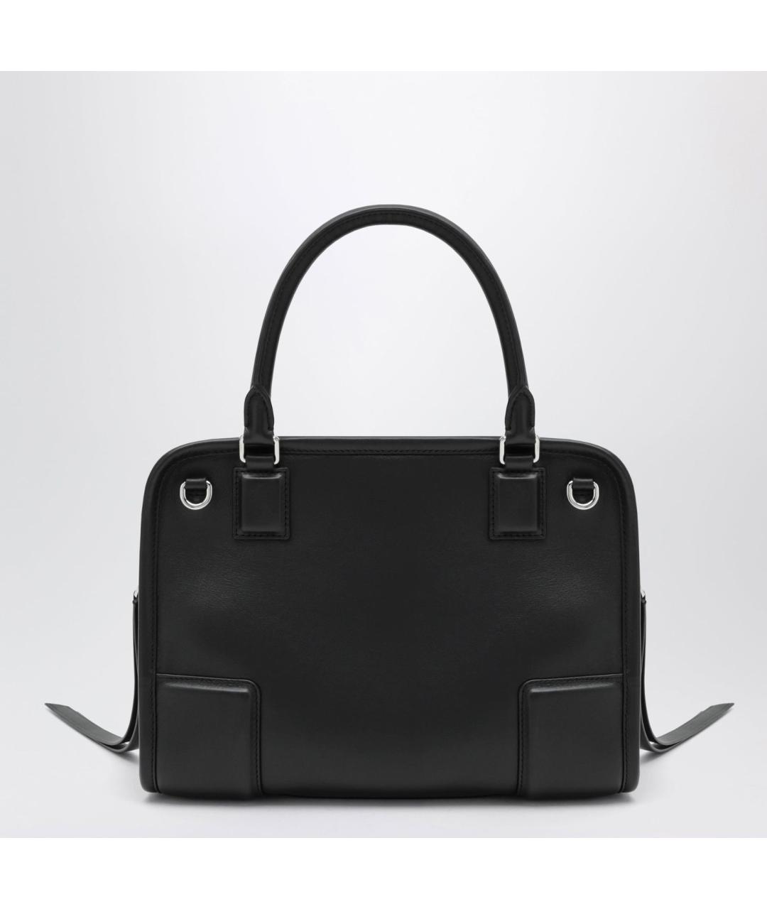 LOEWE Черная кожаная сумка тоут, фото 2