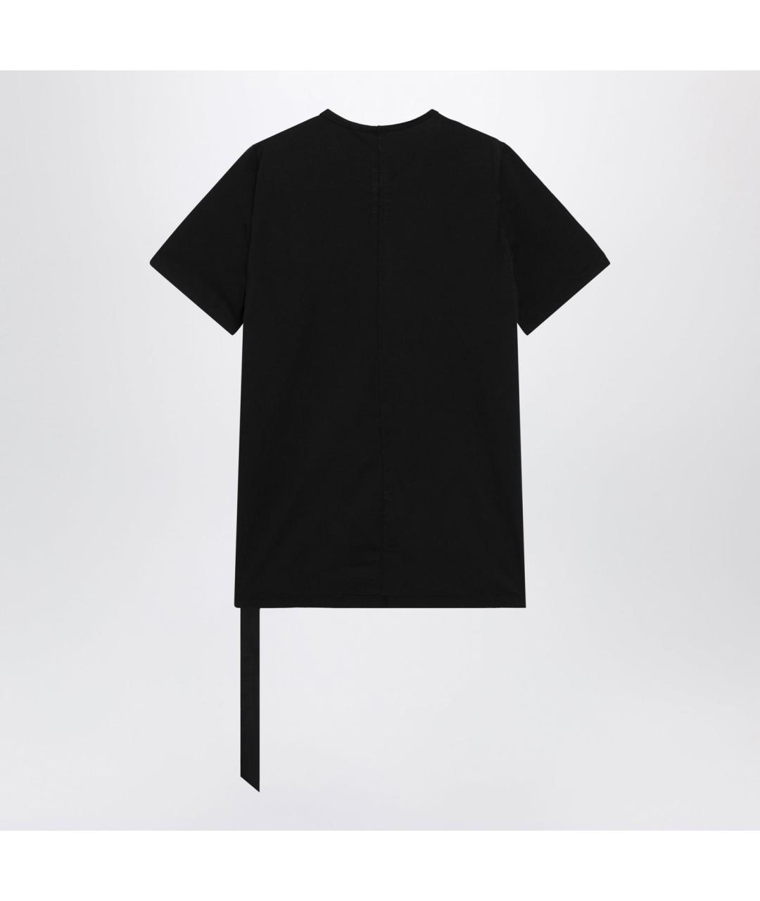 RICK OWENS DRKSHDW Черная хлопковая футболка, фото 2