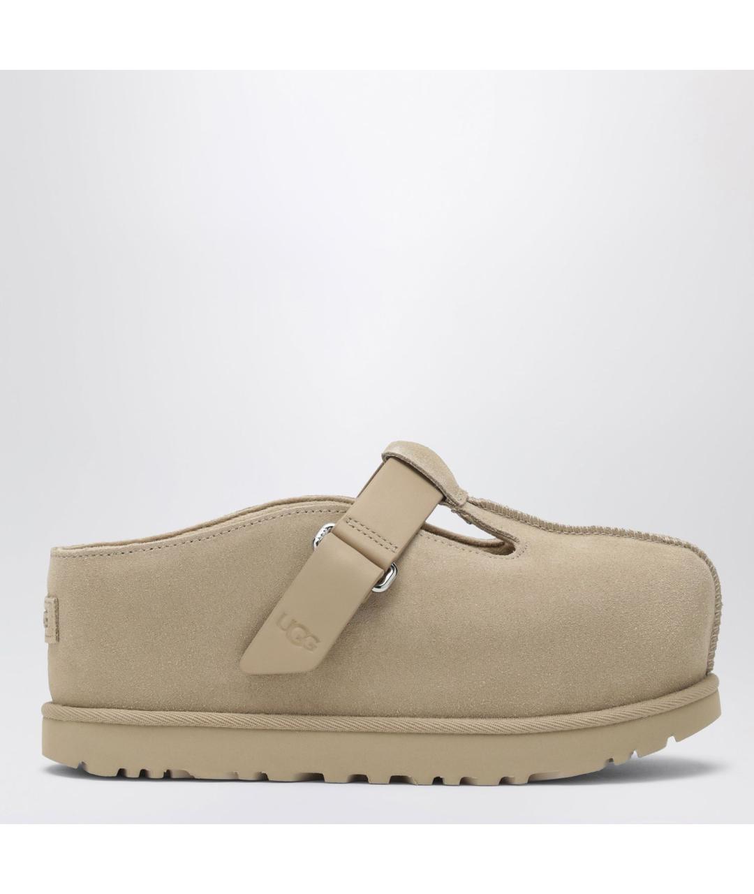 UGG Коричневые замшевые сандалии, фото 3
