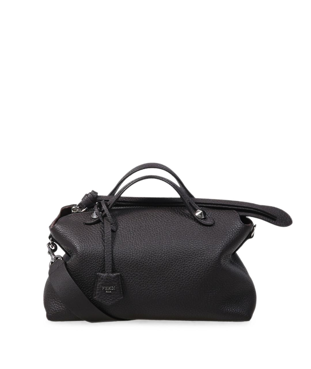 FENDI Коричневая кожаная сумка тоут, фото 1
