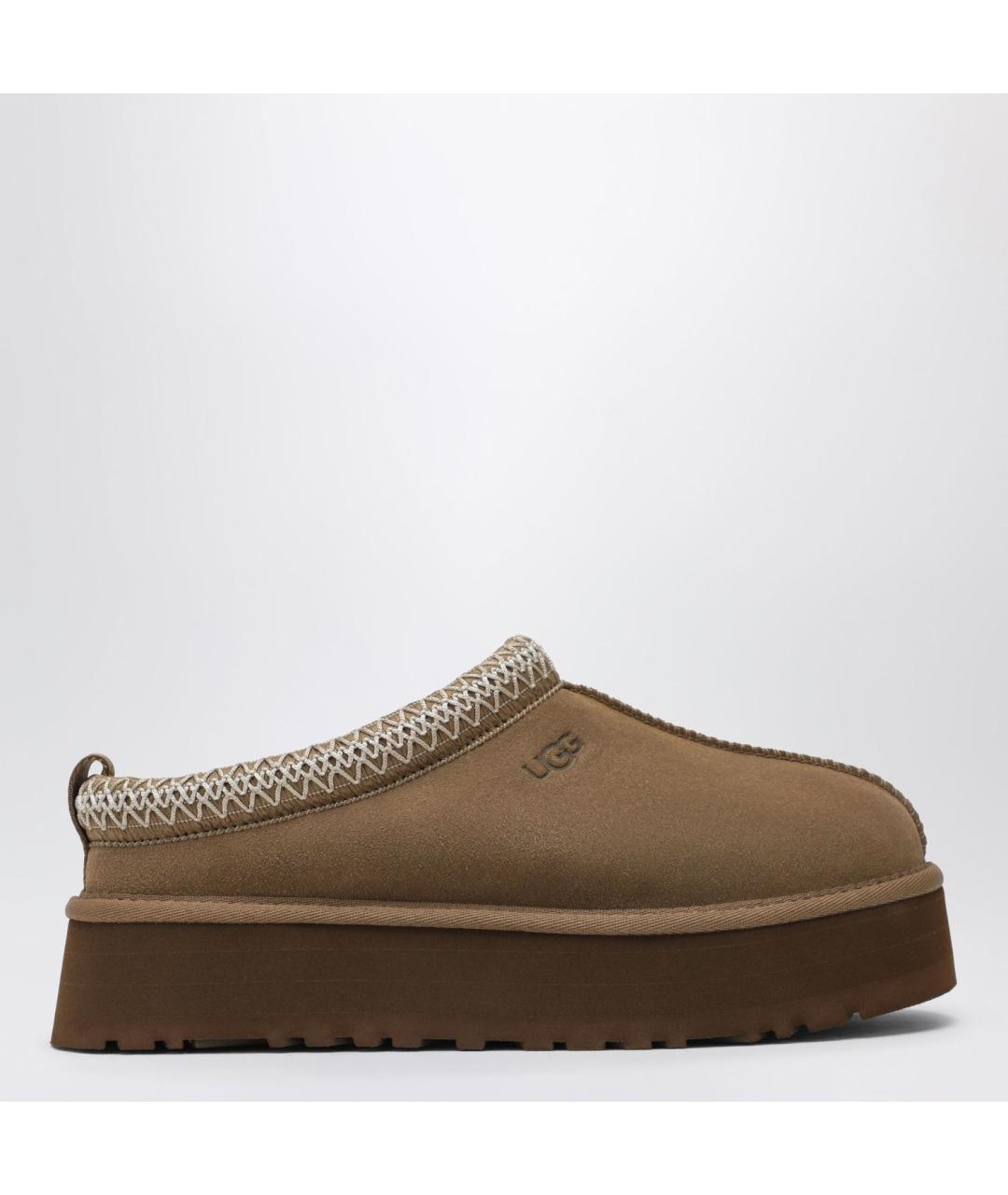 UGG Коричневые замшевые сандалии, фото 3