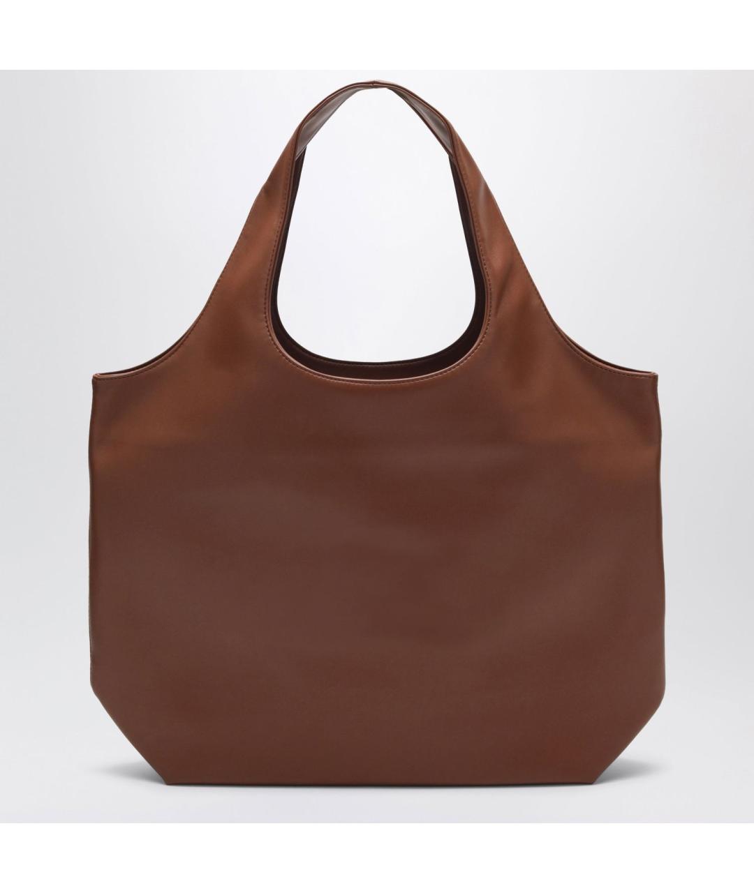 A.P.C. Коричневая синтетическая сумка тоут, фото 2