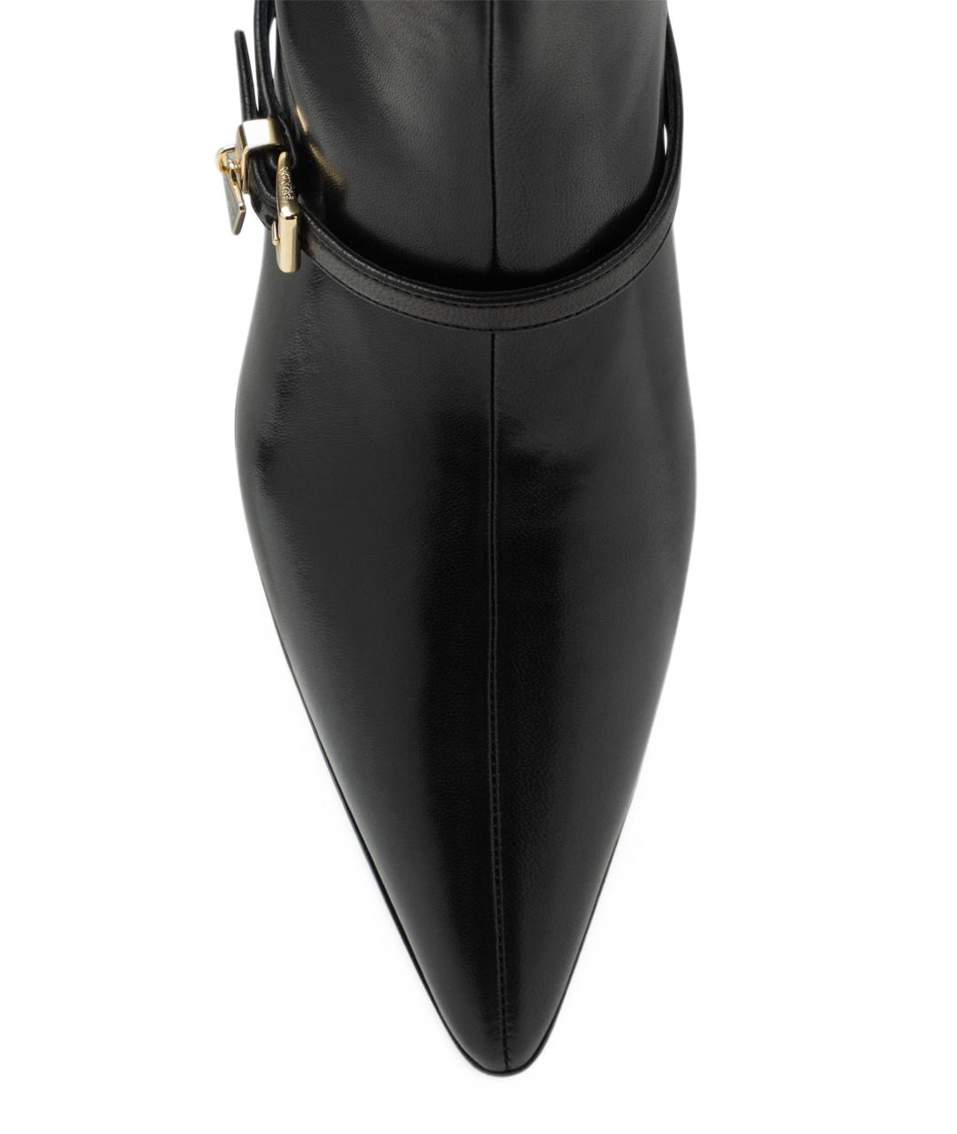 PRADA Черные кожаные ботильоны, фото 4