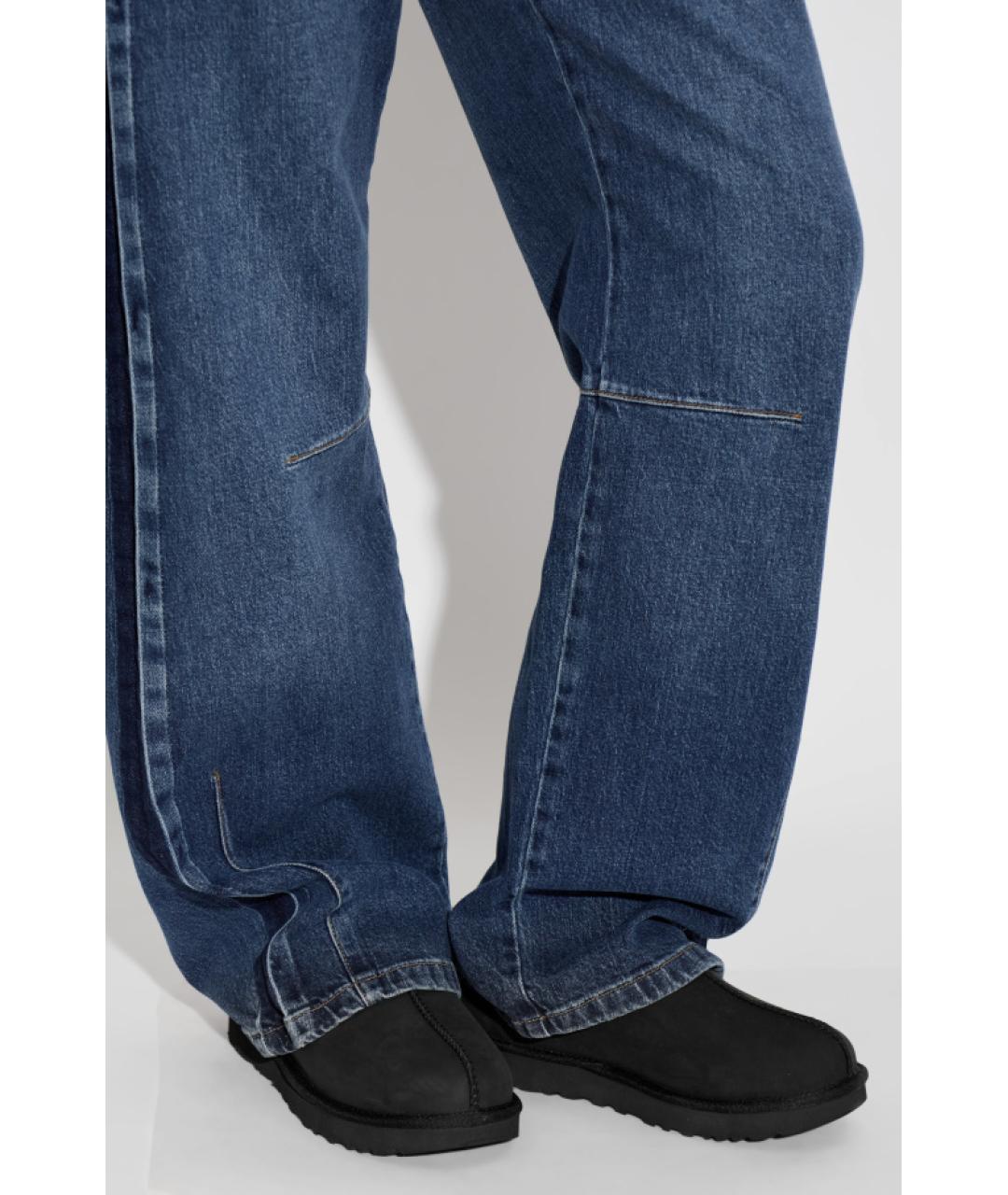 UGG Черные нубуковые ботинки, фото 4