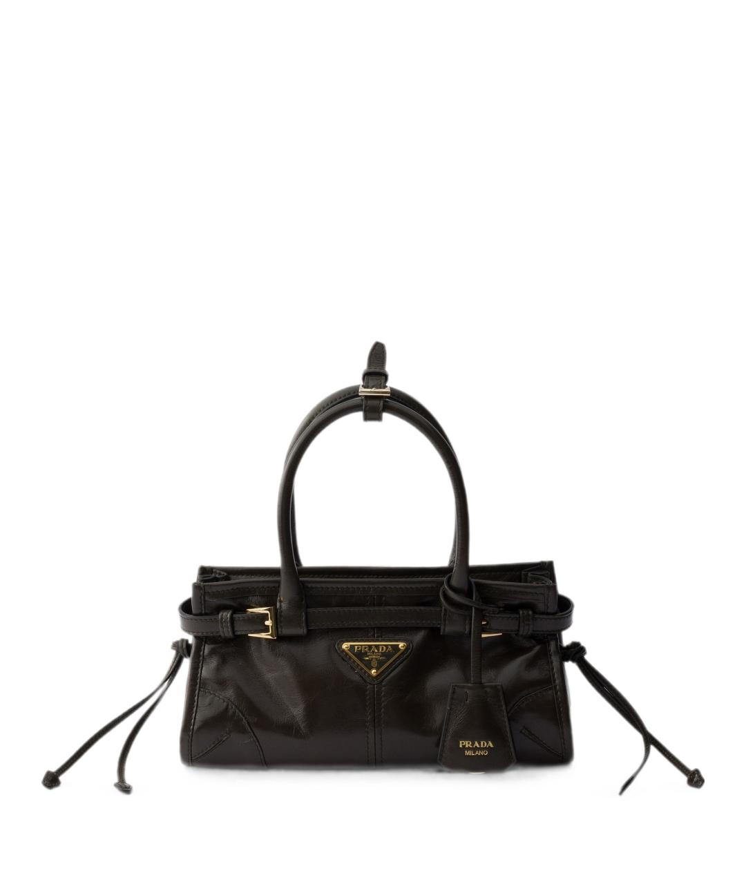 PRADA Зеленая кожаная сумка тоут, фото 1