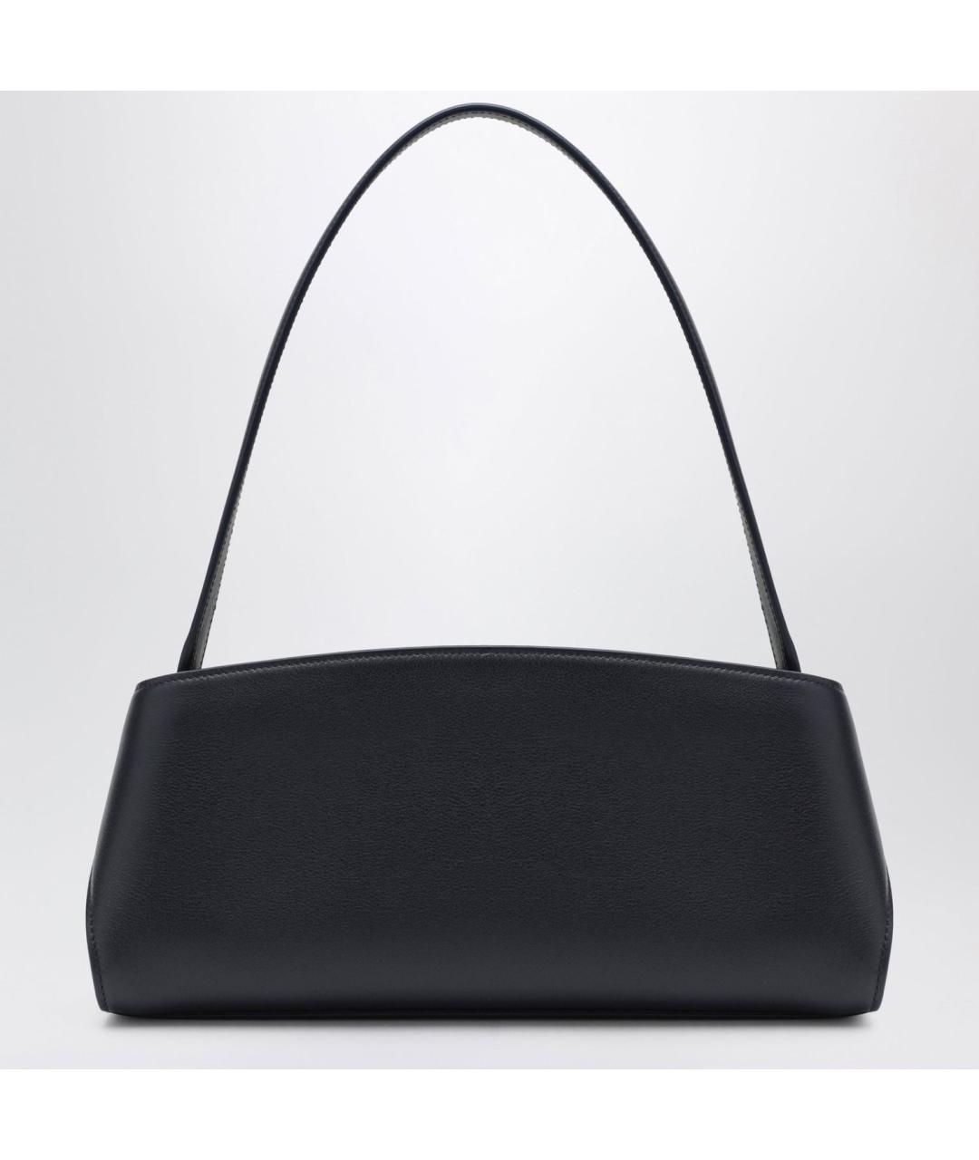 FERRAGAMO Темно-синяя кожаная сумка через плечо, фото 2