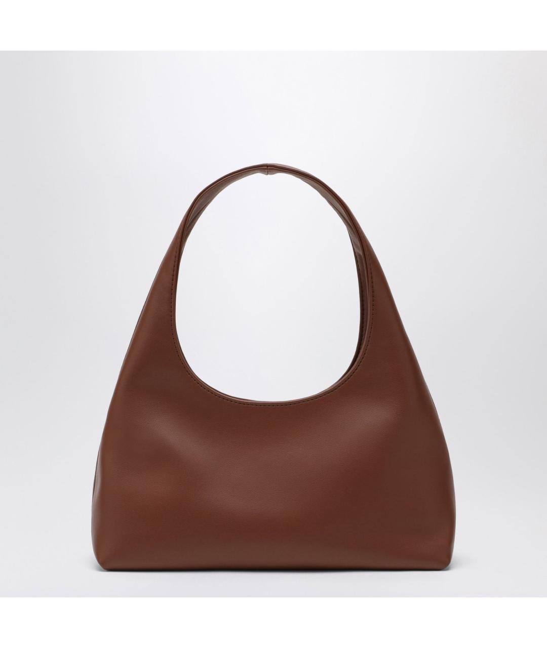 A.P.C. Коричневая синтетическая сумка с короткими ручками, фото 2