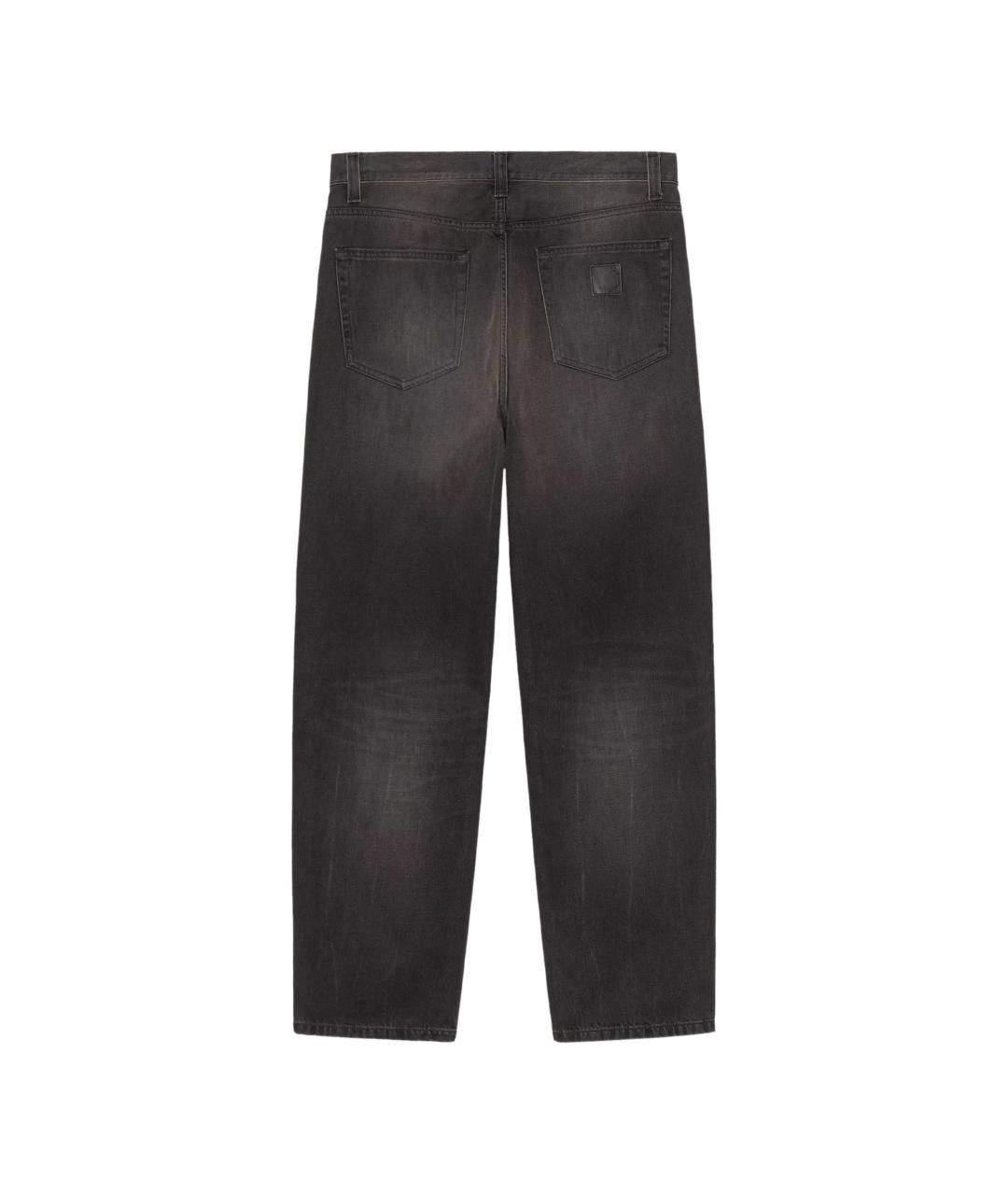CARHARTT WIP Черные хлопковые прямые джинсы, фото 2