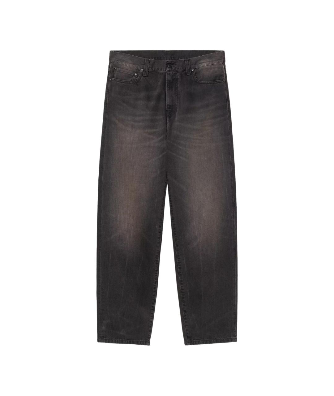 CARHARTT WIP Черные хлопковые прямые джинсы, фото 1
