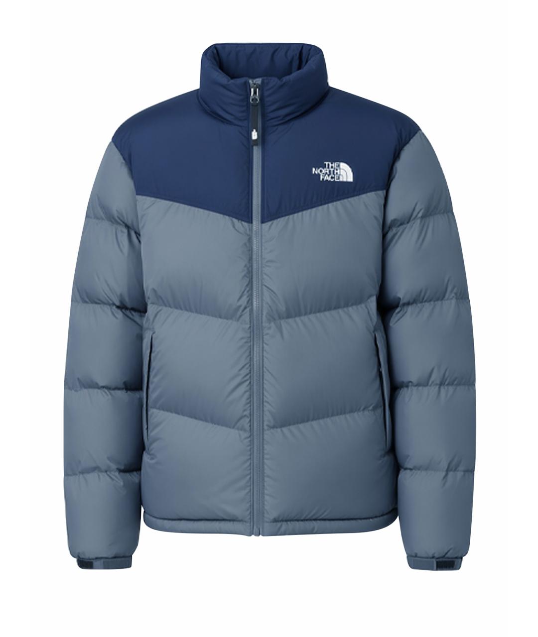 THE NORTH FACE Серый полиэстеровый пуховик, фото 3